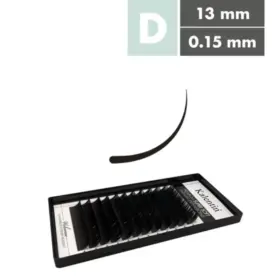 Kalentin Extensiones De Pestañas Clásicas Curva D 0,15 13mm